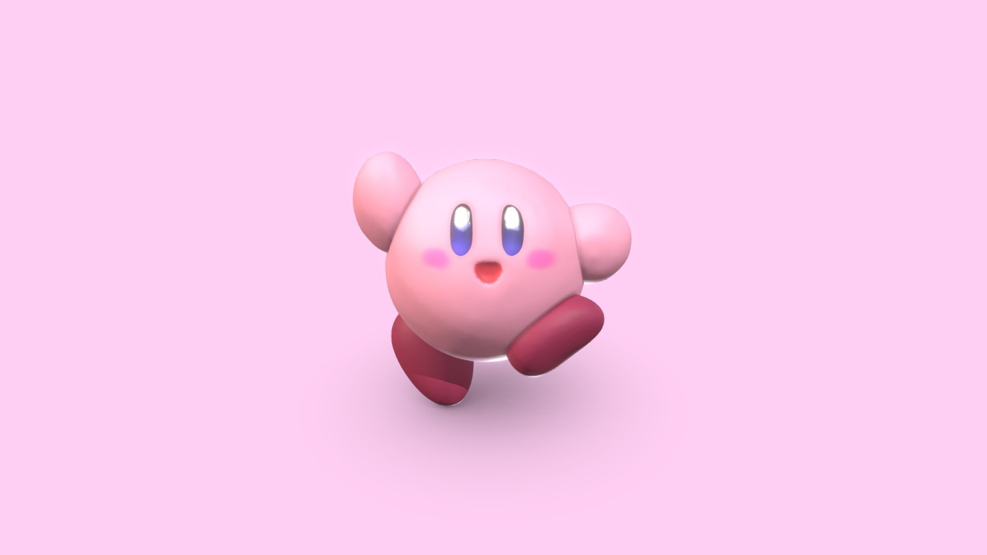 Kirby 上色 - 3D model by 1093046 [327fec1] - Sketchfab