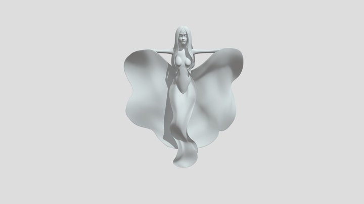 Sirena Detalle Cuerpo 3D Model