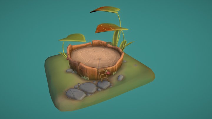 Stump 3D Model