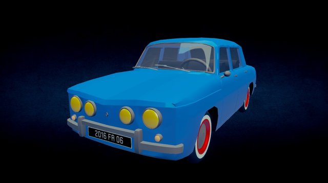 Renault R8 Gordini 3D Model
