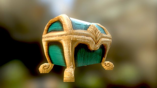 Cofre Zelda 3D Model