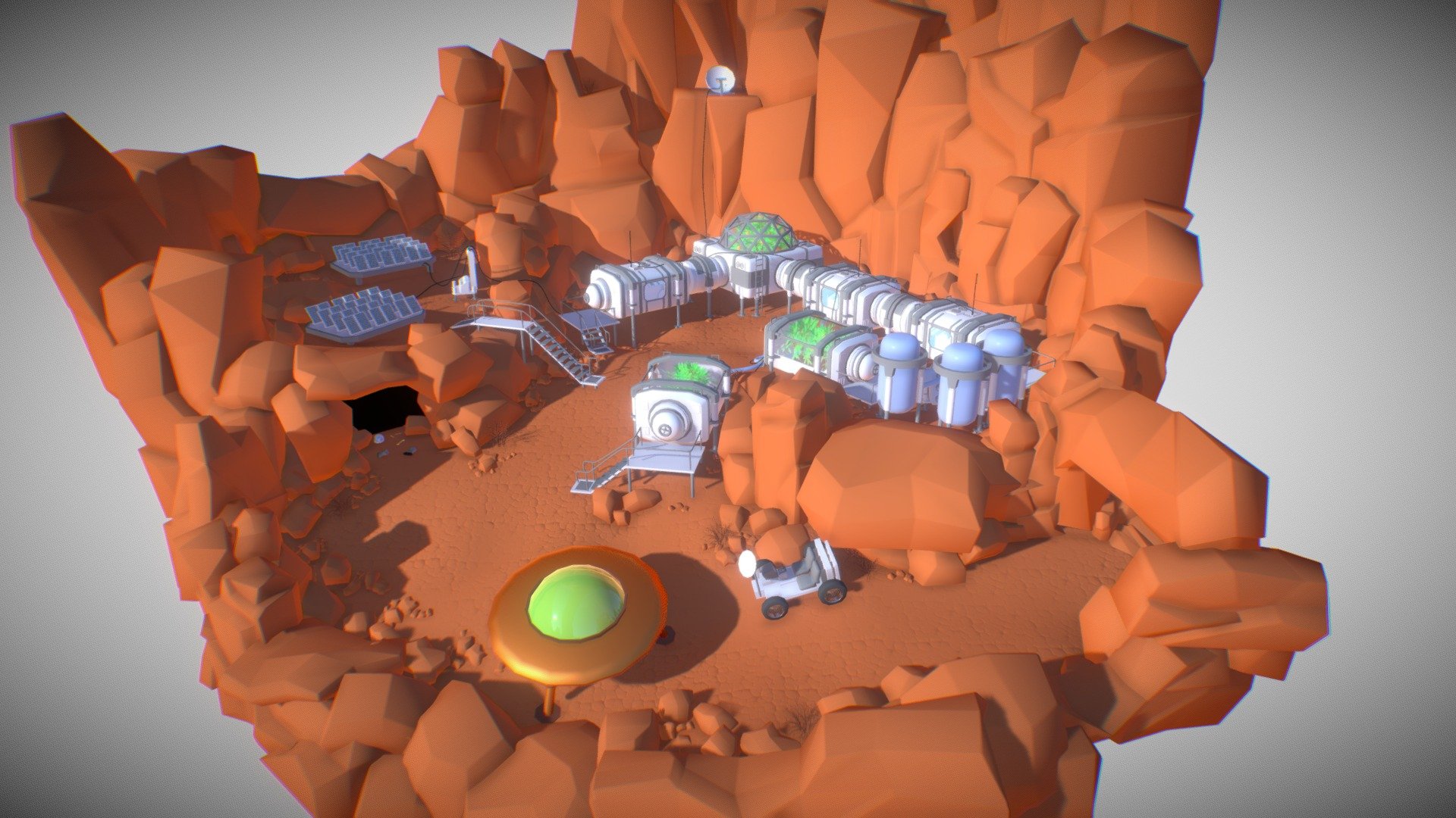 Desert planet Colony. Day 3