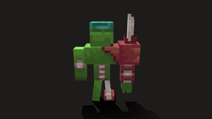 Zombie 3D Model