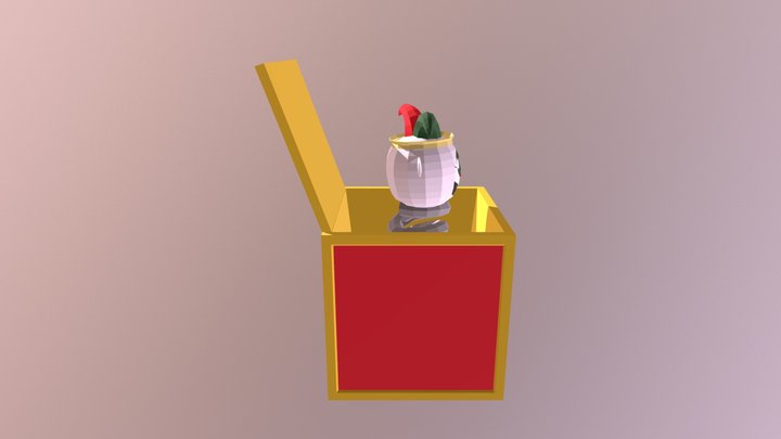 Clown Surprise Box 3D Model