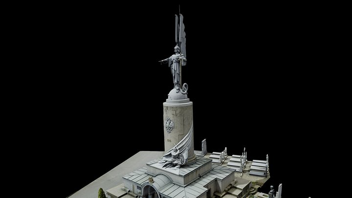 Spomenik Ruske slave (Monument to Russian glory) 3D Model