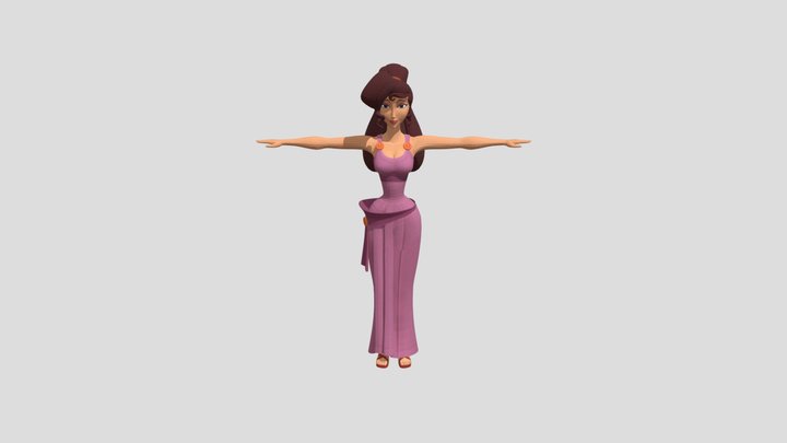 Megara hercules 3D Model