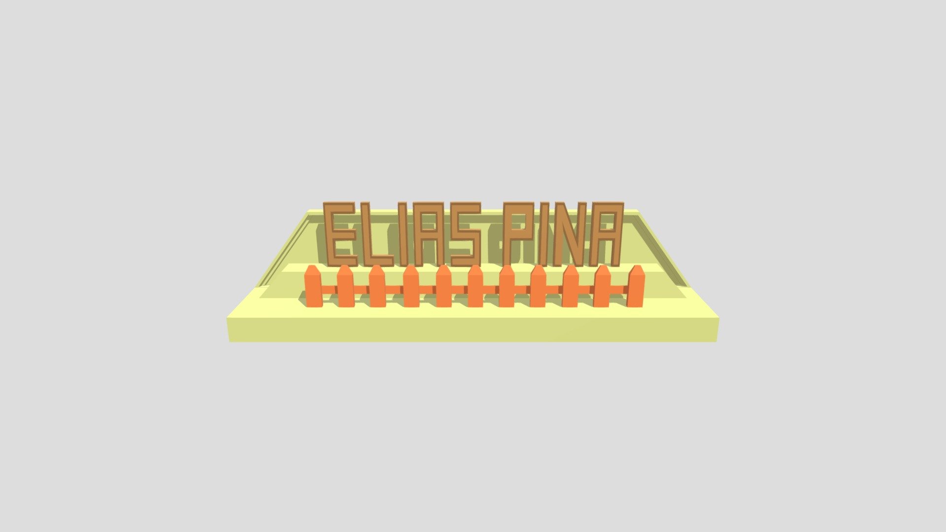 Elias Piña Cartoon Model