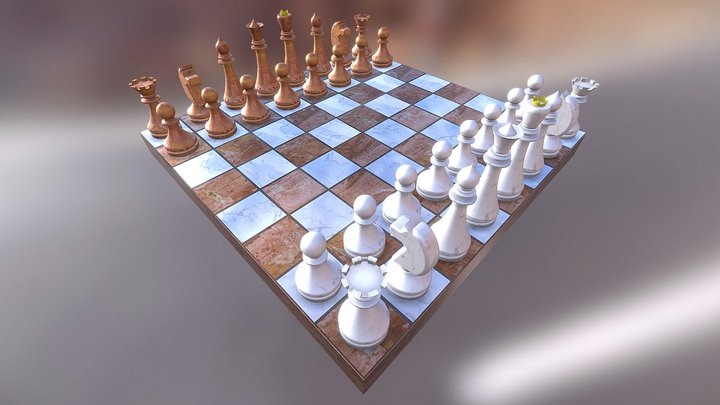 Chess (for 3D Printing) – Kostenloses 3D-Modell STL
