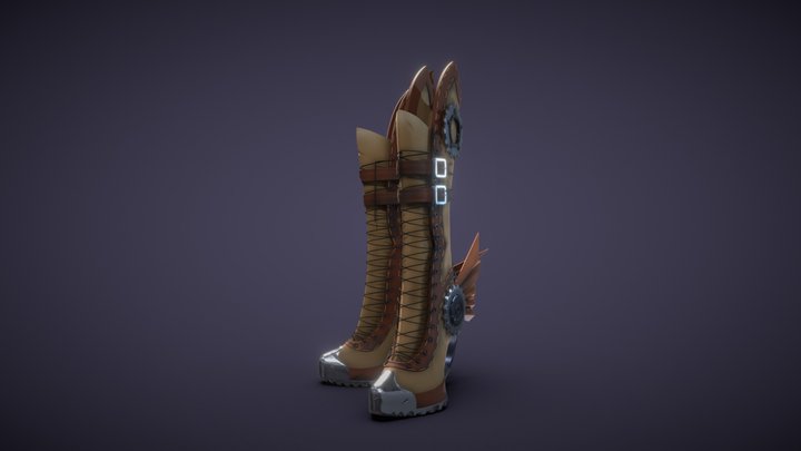 Royal Hunter - Footwear 3D Model