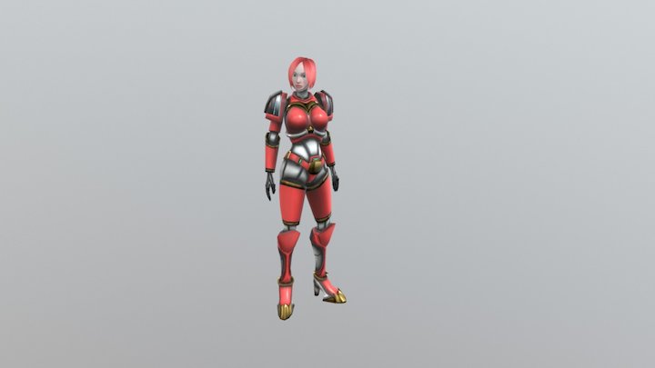 Syva - Sci-fi Character 3D Model
