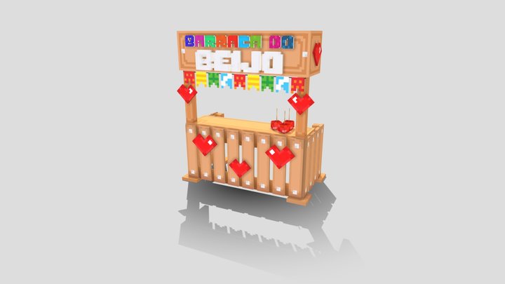 Barraca do Beijo 3D Model