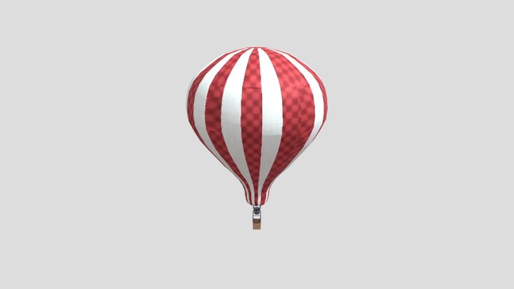hot air ballon 3D Model