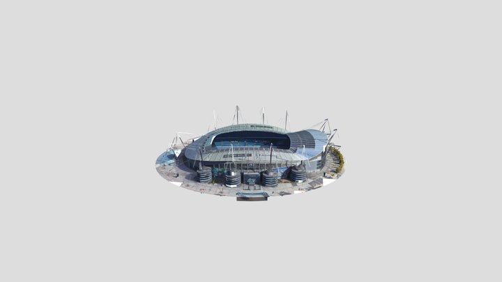 Etihad Stadium - Manchester City FC 3D Model