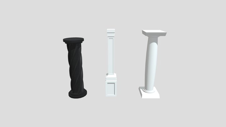 Säule 3D Model