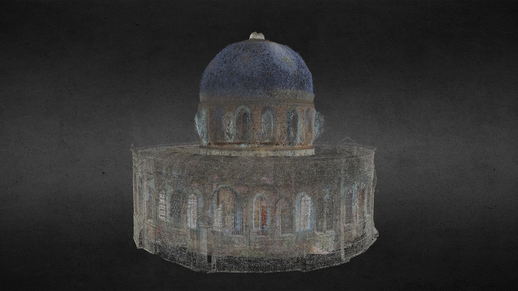 Kidane Mehret Ethiopian Church, Jerusalem, 3D model