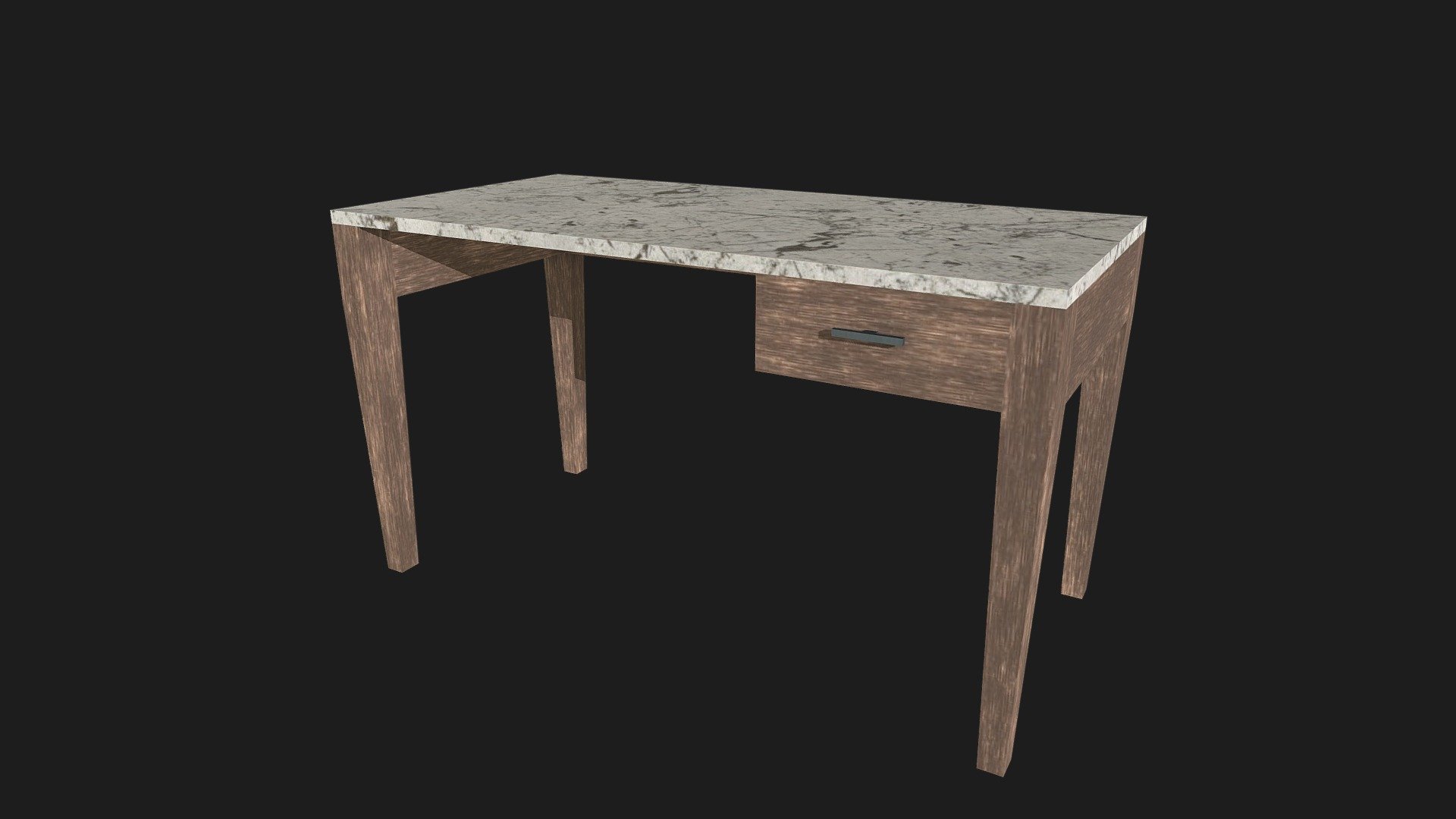 Desk - marble top