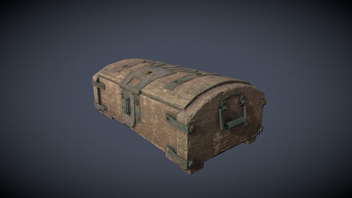 Medieval Chest 3D Model