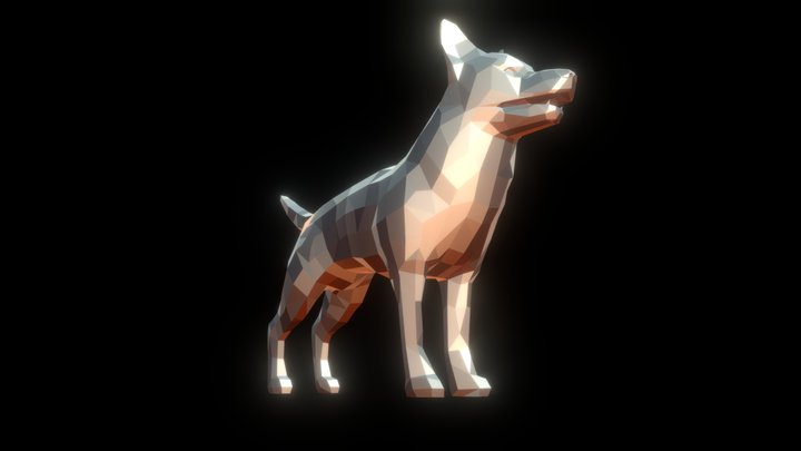 Dog ４ 3D Model