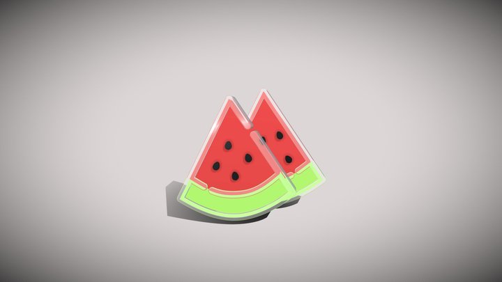 Watermelon Sketch 3D Model