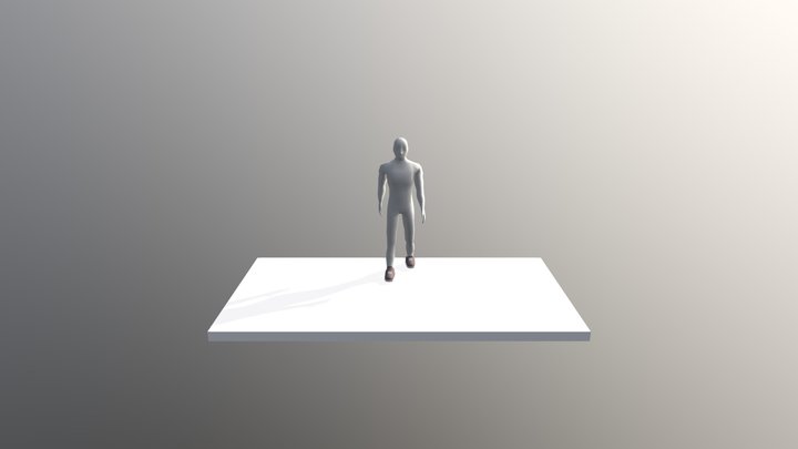 Movimento Do Personagem Andando 3D Model
