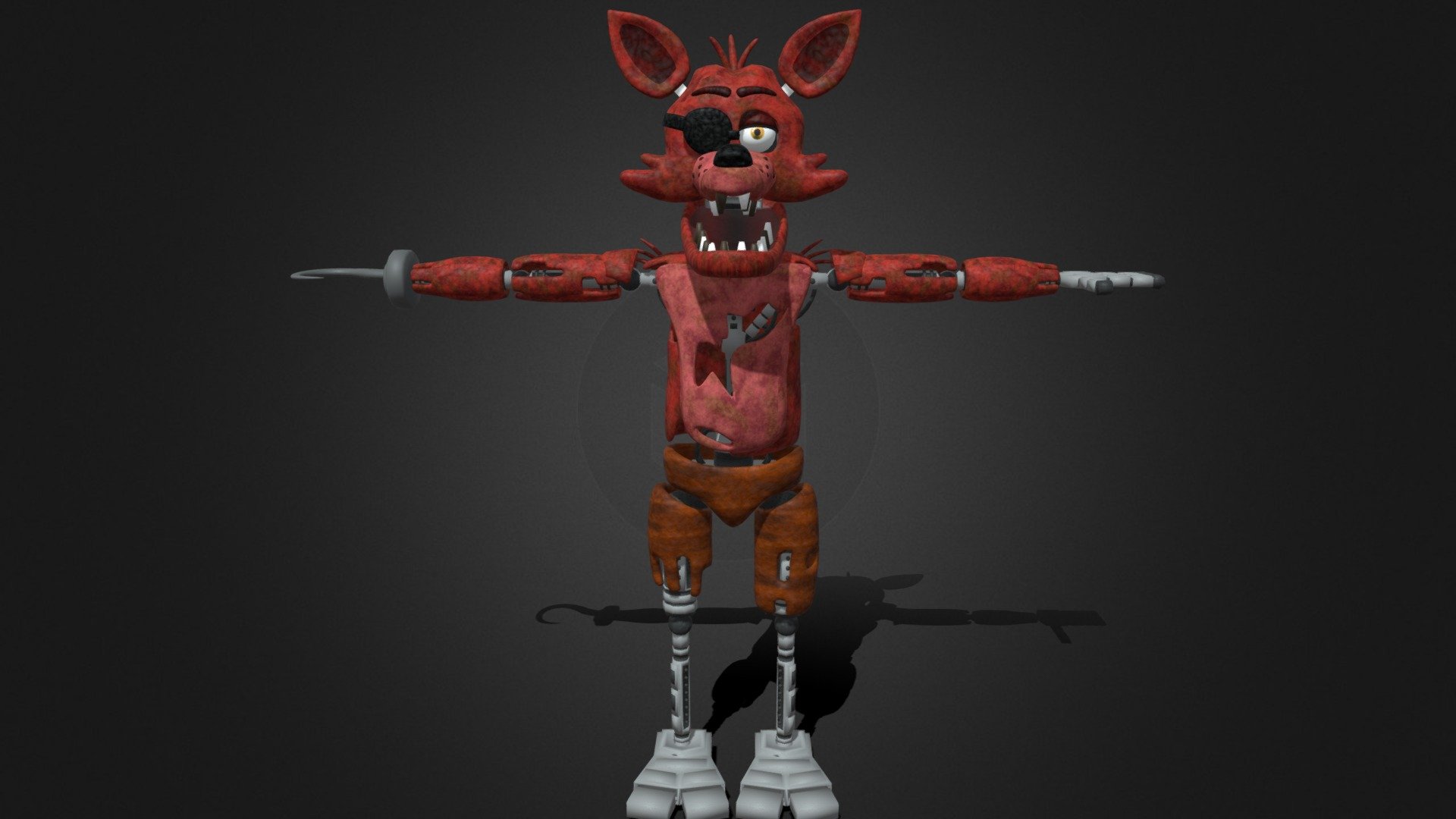 Foxy by Rynfox - Download Free 3D model by gotbeans (@owen.cameron ...