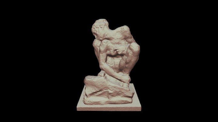 Scan - Crouching Woman 3D Model