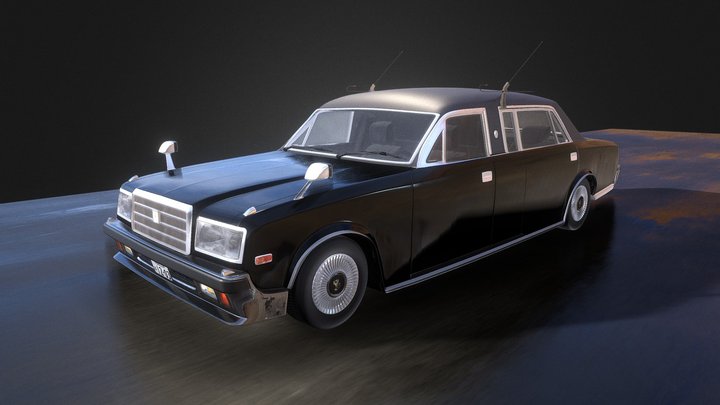 Toyota Century VG40 Limo 3D Model