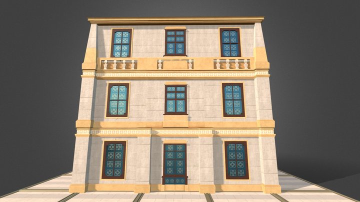 Edificio modular 3D Model