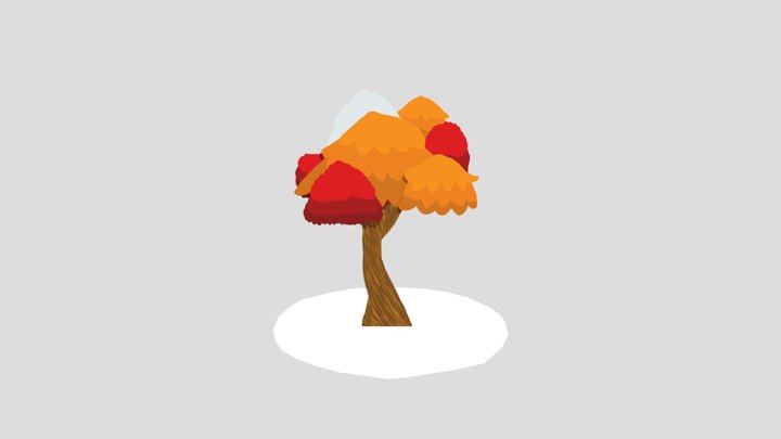 Arbol de Otoño 3D Model