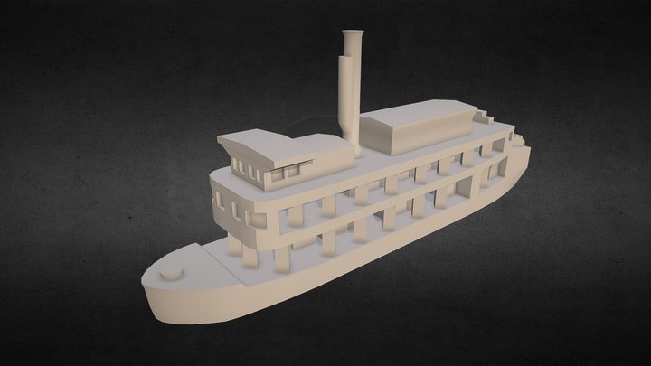 Sternwheeler 3D models Sketchfab