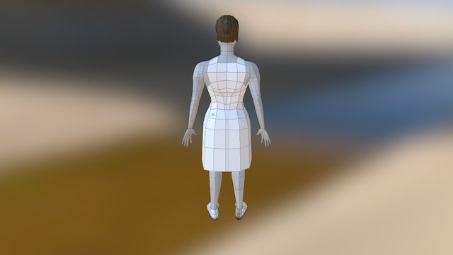 Cuerpo Completo C Ropa 3D Model