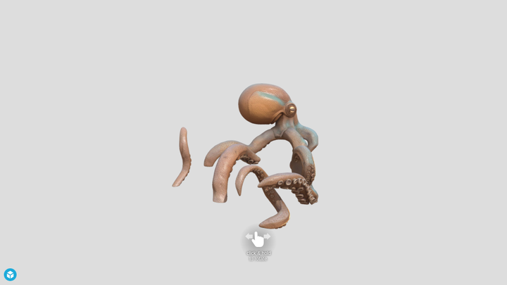 Copper Octopus - Hyper3D vs Meshy vs SupaVoxel