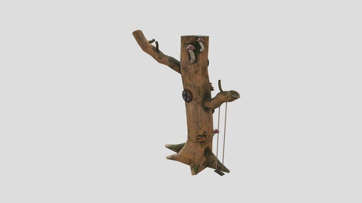 Tree-House 3D Model