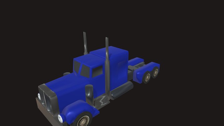 Semi Truck 3D Model