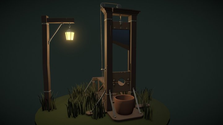 Homework 7 (guillotine) 3D Model