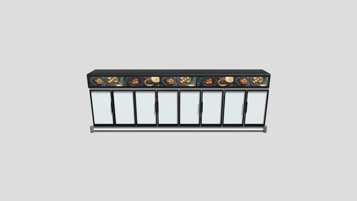 Refrigerator Display Retail – Modelo 3D gratuito STL