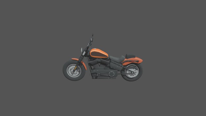 [XYZ] -  Course work draft [Harley-Davidson] 3D Model
