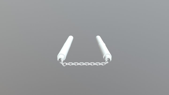Nunchaku 3D Model