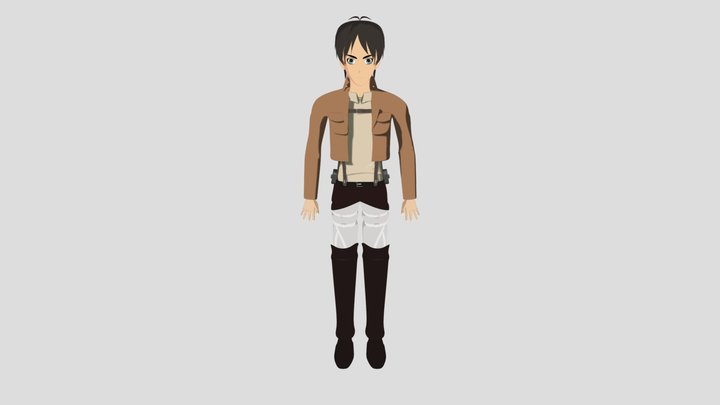 Eren Yeager 3d Model 3D Model