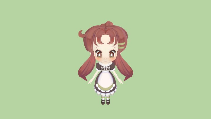 Mama Riley chibi model 3D Model