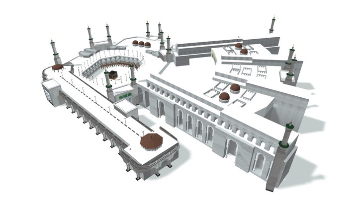Masjid al-Haram (Great Mosque of Mecca) 3D Model