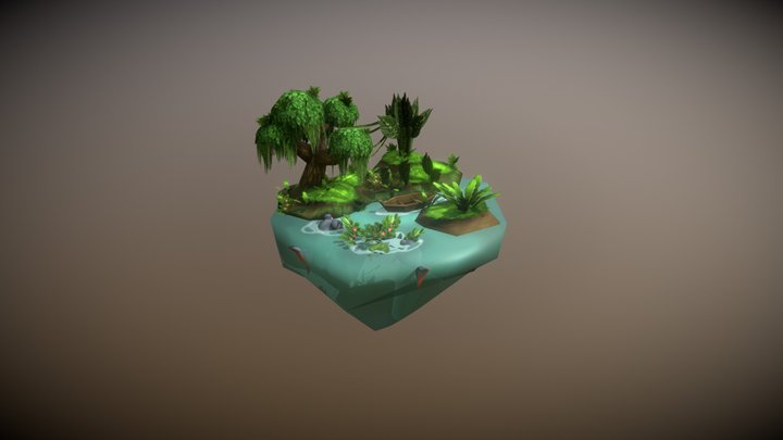 Practice_Island 3D Model