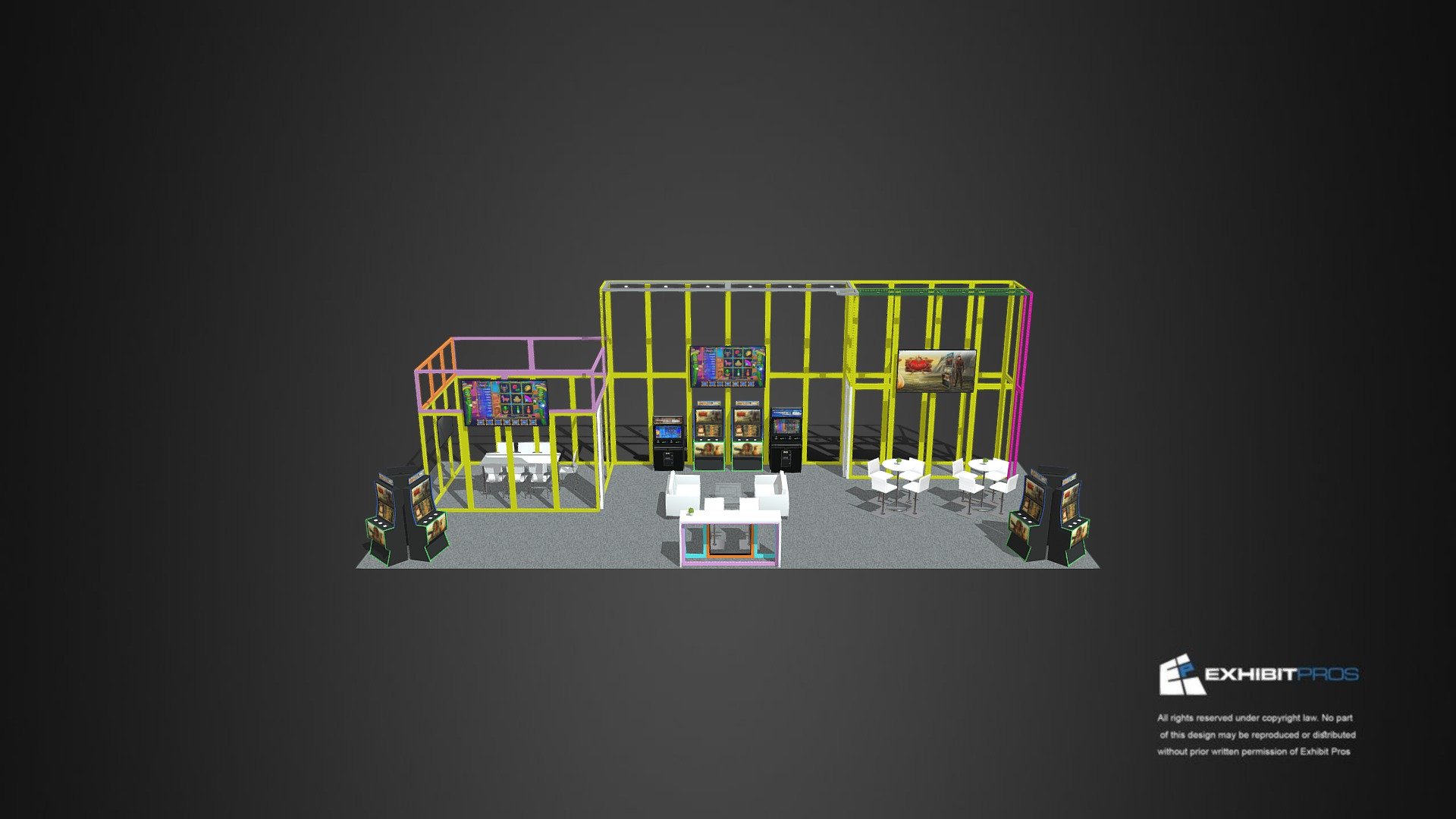 Prominent 20x50 - Frames - 3D model by Exhibit-Pros [329c3d0] - Sketchfab