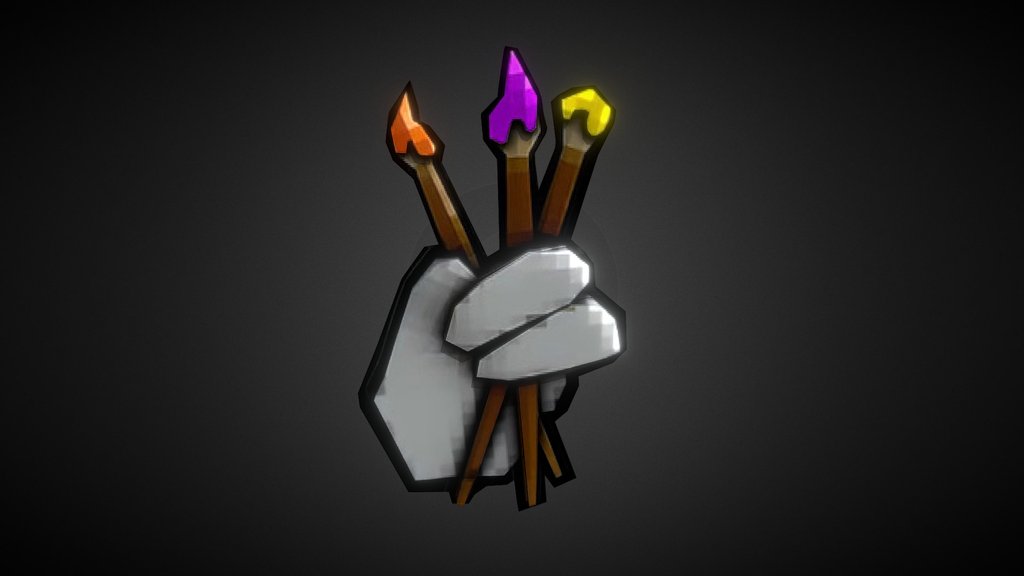 Remodeled illustraitor badge from Gorilla Tag VR