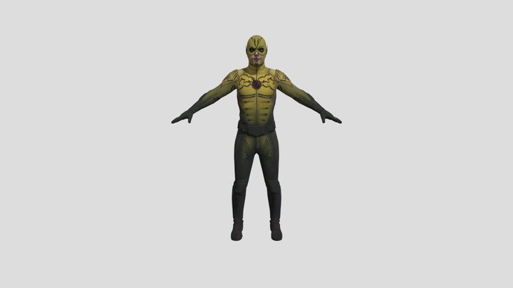 Reverse-flash comic 3D Model
