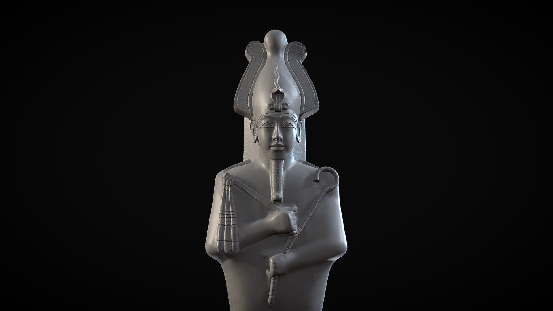 Statuette Of Osiris - Buy Royalty Free 3D Model By Omassyx [329e364 ...