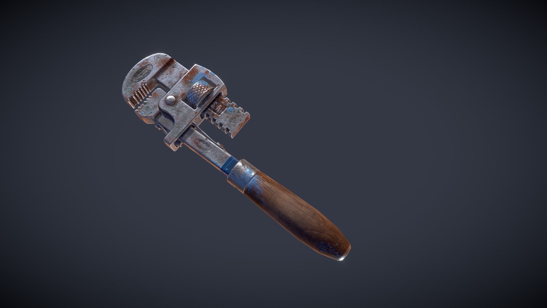 Wrench key  texturing practice