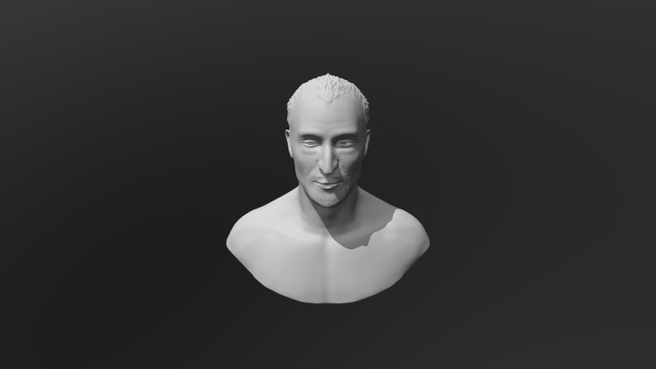 Jean Reno 3D Model
