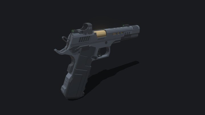 X1911 (KIMBER-1911) 3D Model