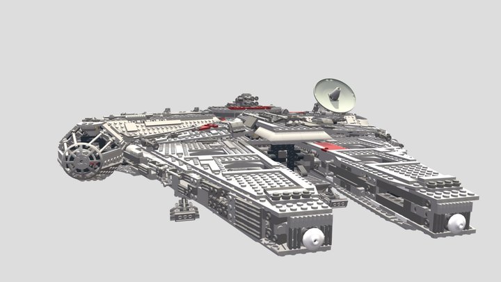 Ultimate Collector's Millennium Falcon (no logo) 3D Model